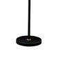 58 Inch Classic Metal Floor Lamp Adjustable Shade Height Gold Black