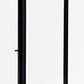 30 Inch Modern Industrial Metal Lantern Glass Panel Sides Black Frame