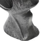 12 Inch Human Face Accent Decor Metal Life Like Appeal Gray