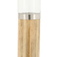 Gia 20 Inch Classic Candle Holder Cylindrical Glass Tumbler Natural