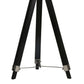 65 Inch Wood Modern Spotlight Floor Lamp With Tripod Metal Frame Black