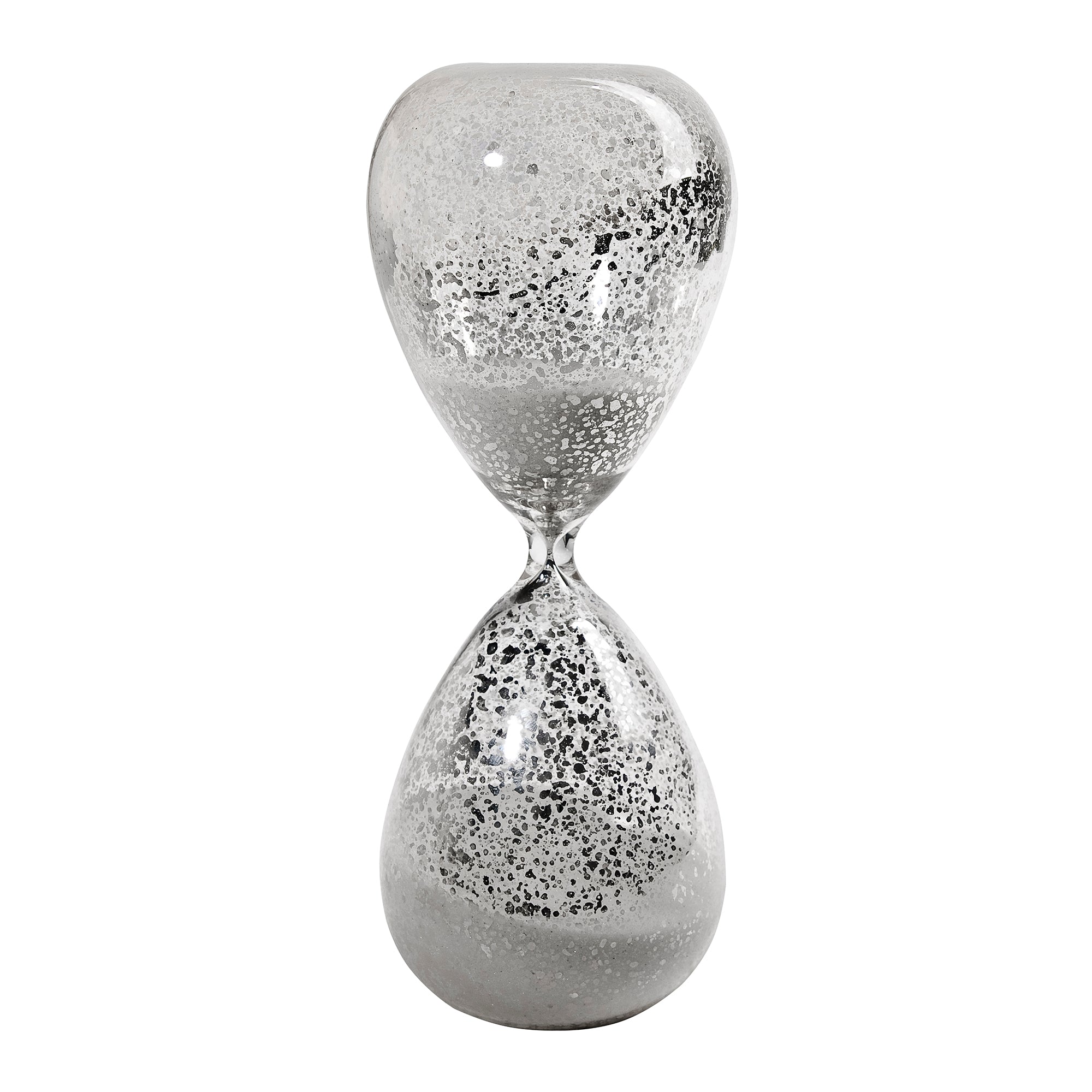 Doug 10 Inch Decorative 60 Minute Hourglass Table Accent Decor White Sand