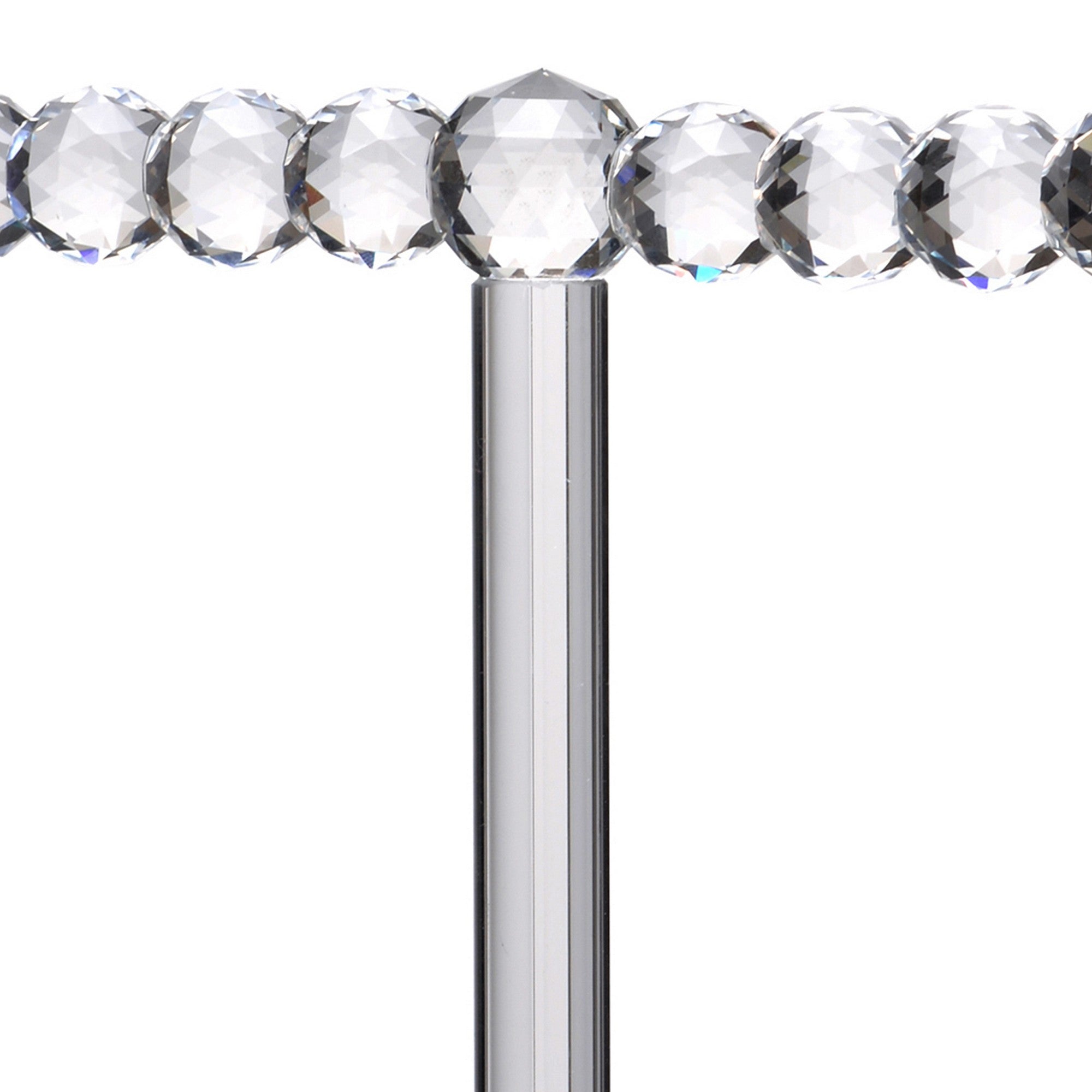 11 Inch Necklace and Jewelry Stand SImple Design Crystal Clear Finish-zoom-3