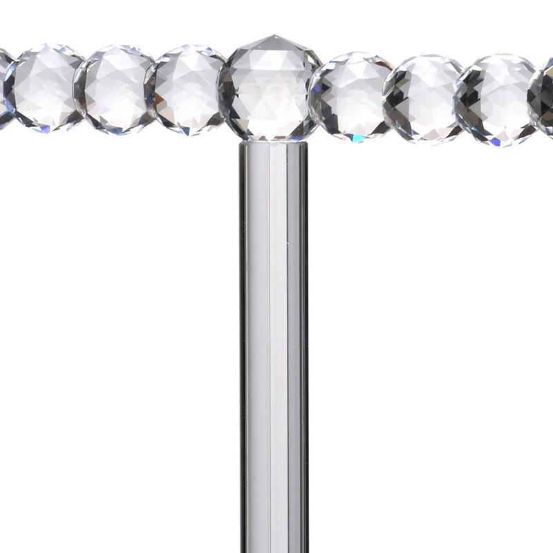 11 Inch Necklace and Jewelry Stand SImple Design Crystal Clear Finish-zoom-