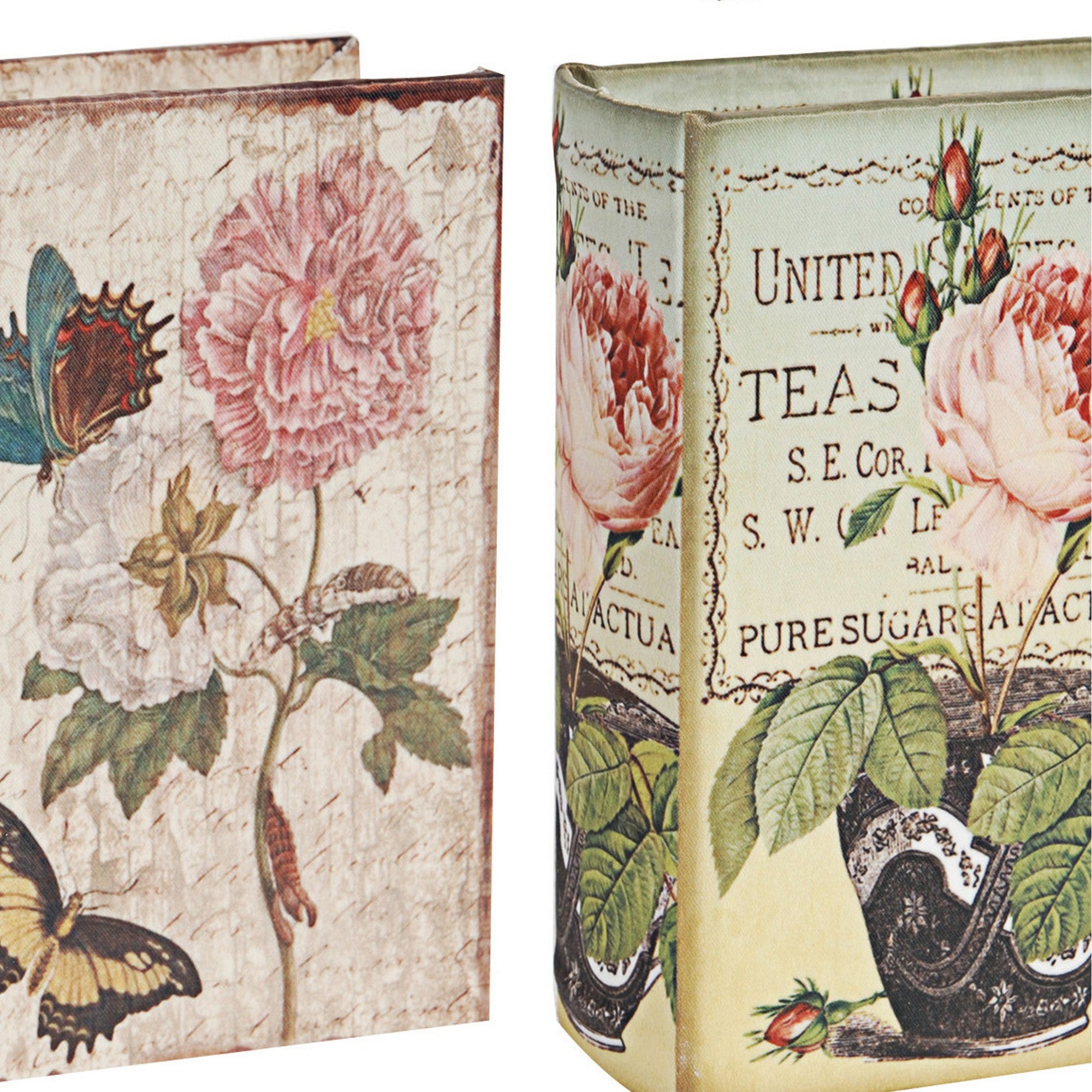 Anya Set of 4 Artisanal Boxes for Accessories Book Inspired Look Floral-zoom-3