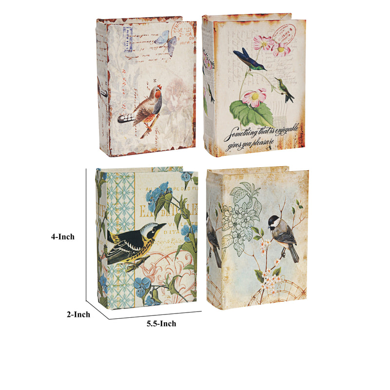 Anya Set of 4 Artisanal Boxes for Accessories Book Inspired Look Birds-zoom-
