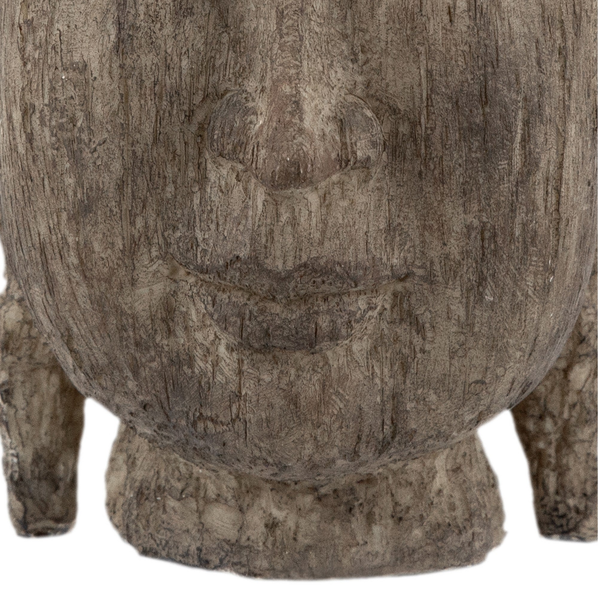 12 Inch Buddha Head Sculpture Calming Accent Decoration Polyresin Brown-zoom-4