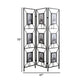 71 Inch Folding Screen Room Divider, Photo Frame Panels, Modern, Black