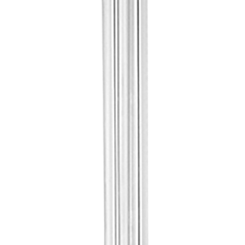 17 Inch Tall Pillar Candle Holder Glass Classic Clean Lined Finish Clear-zoom-