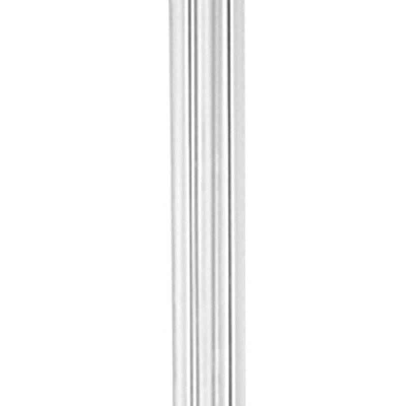 17 Inch Tall Pillar Candle Holder Glass Classic Clean Lined Finish Clear-zoom-
