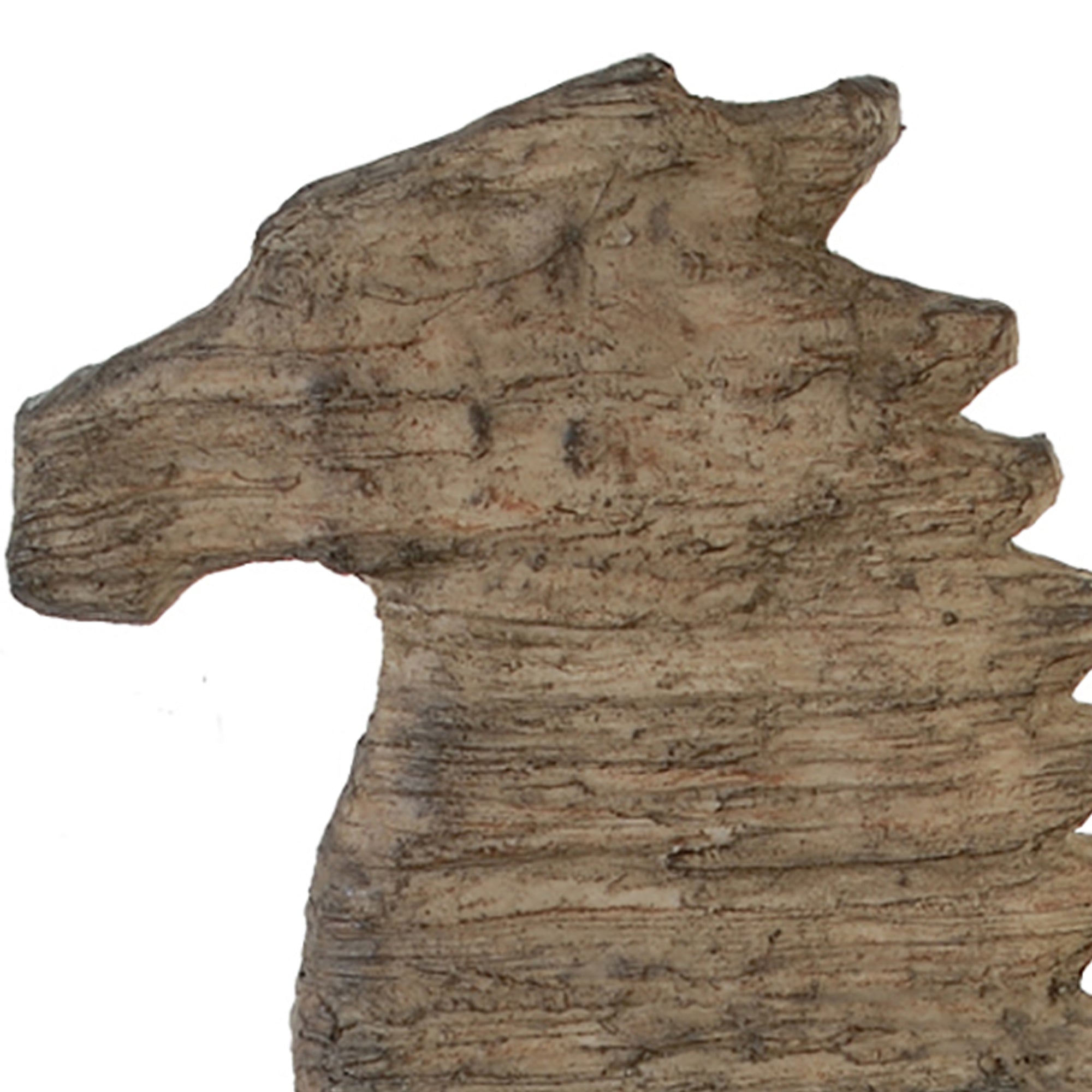20 Inch Galloping Horse Accent Decor Figurine Distressed Resin Finish-zoom-3