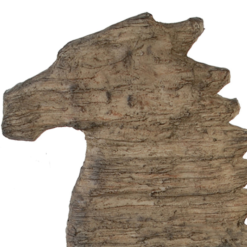 20 Inch Galloping Horse Accent Decor Figurine Distressed Resin Finish-zoom-