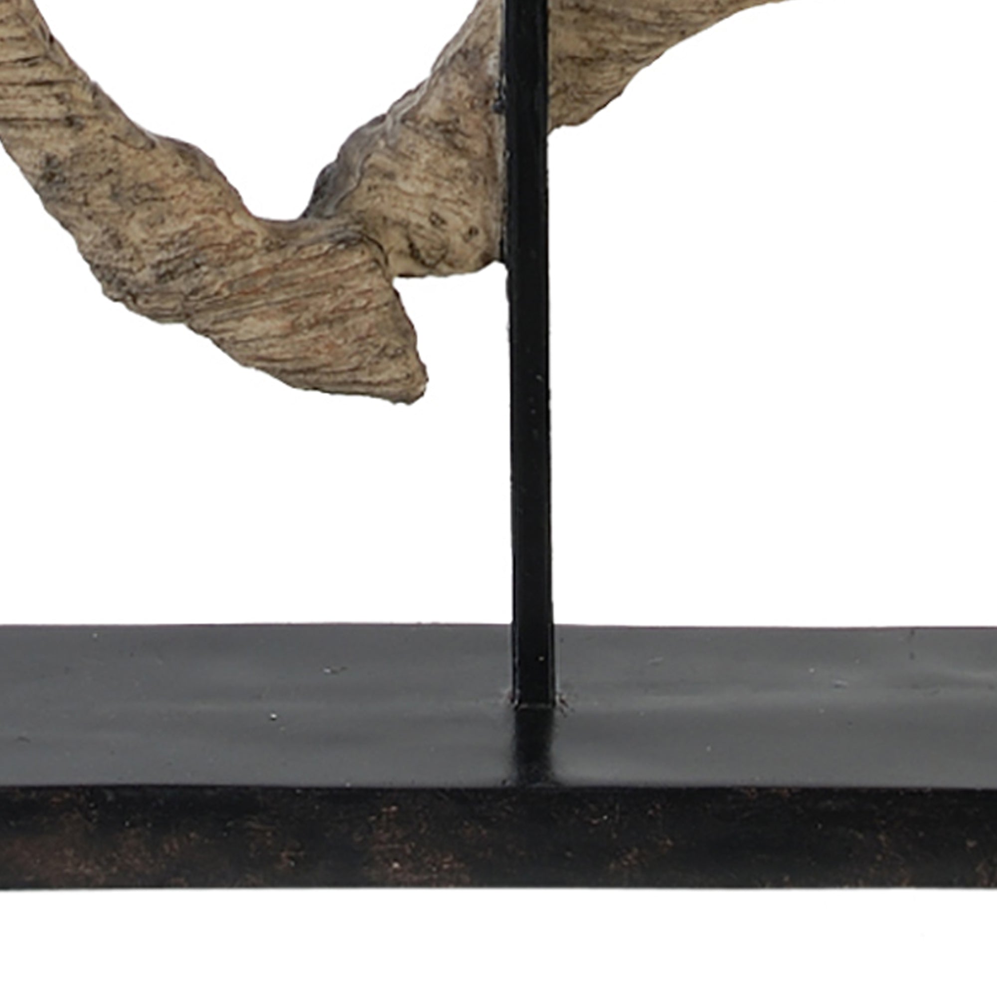 20 Inch Galloping Horse Accent Decor Figurine Distressed Resin Finish-zoom-4
