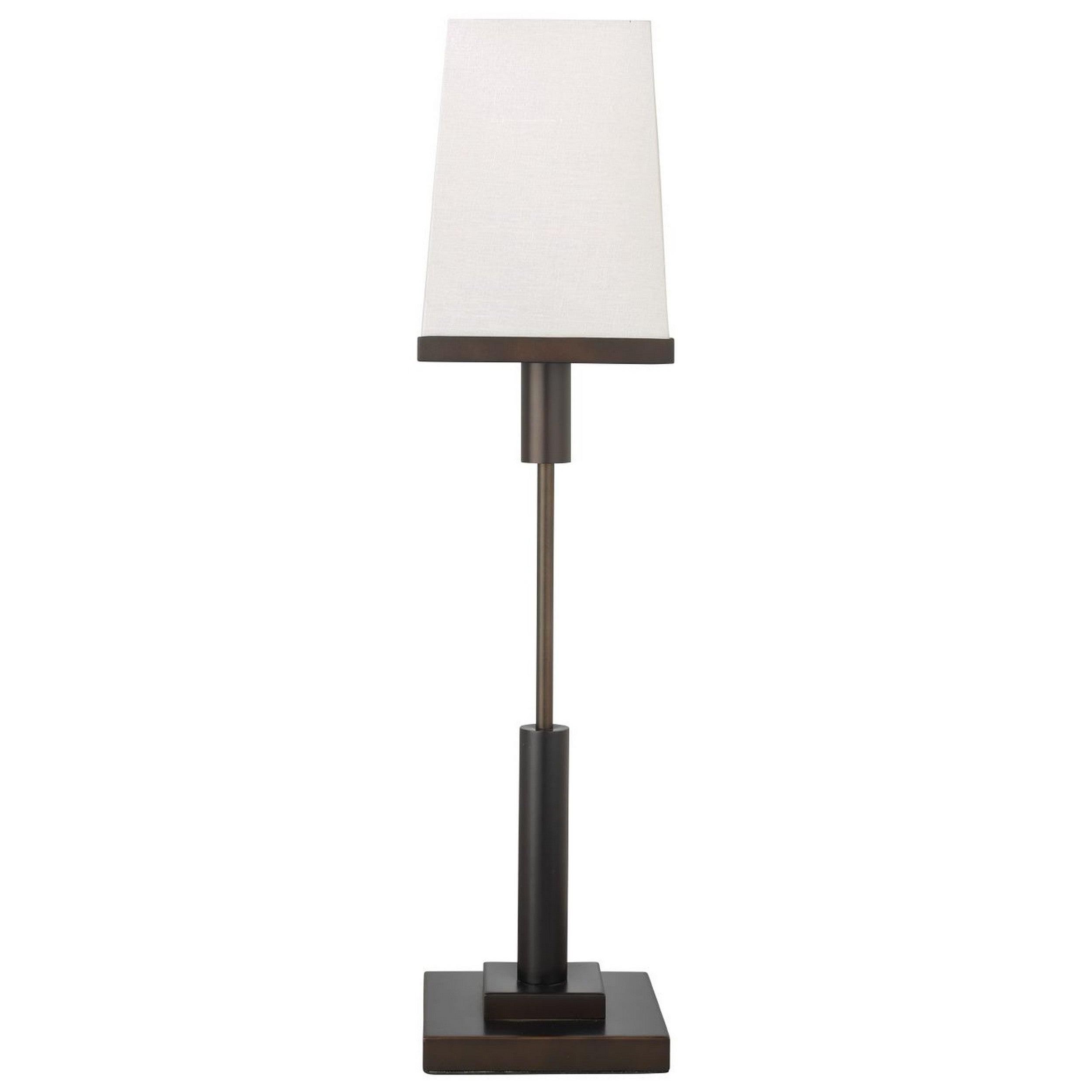 32 Inch Modern Table Lamp 40W Linen Shade Oil Rubbed Antique Bronze-zoom-1
