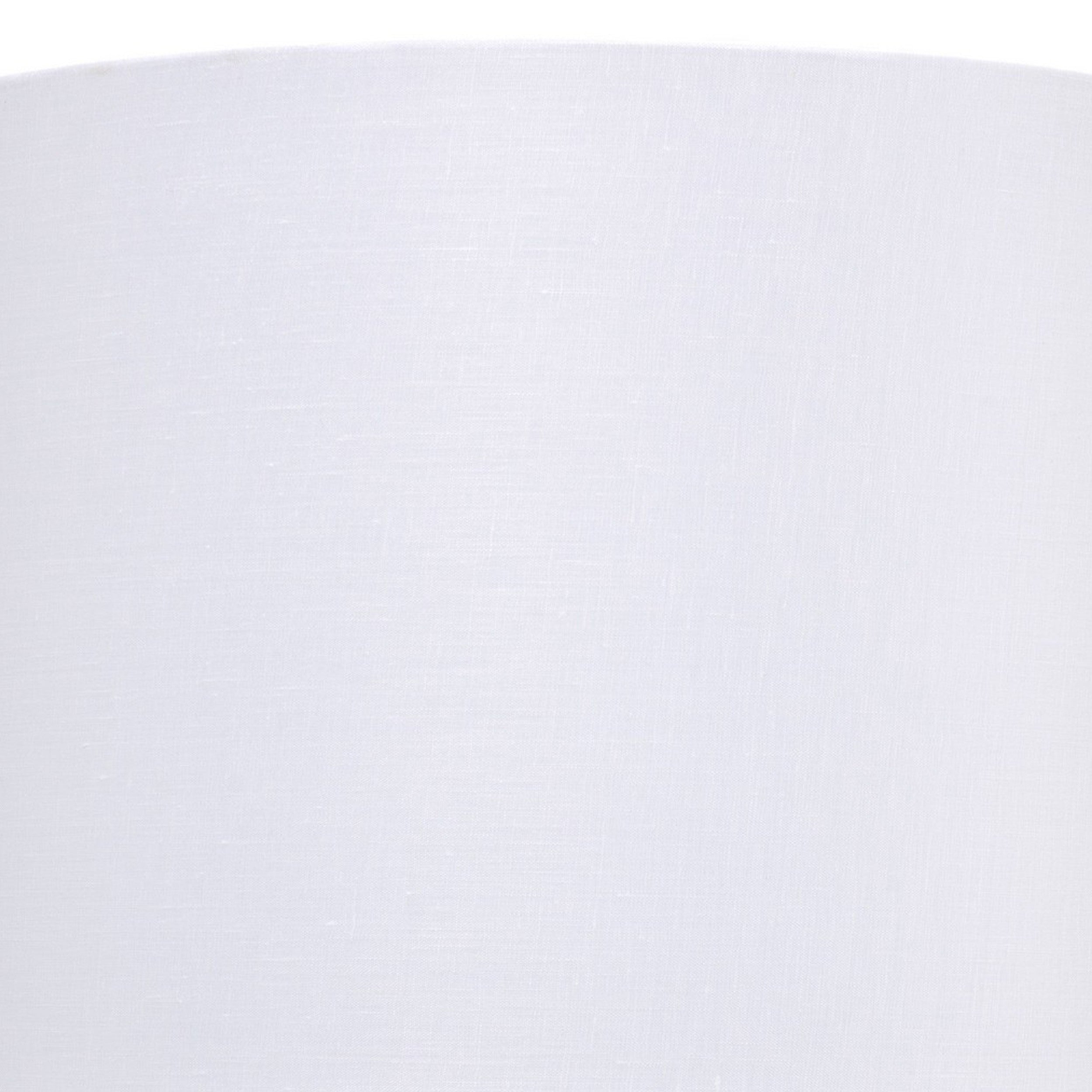 28 Inch Modern Table Lamp Handcrafted Polyresin Urn Linen Shade Gray