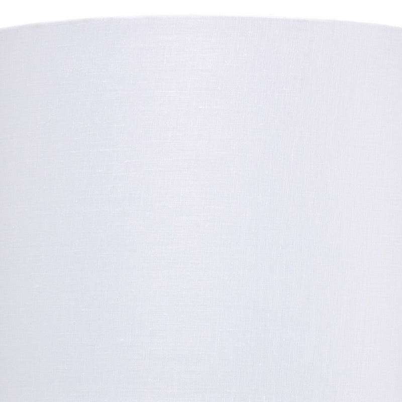 28 Inch Modern Table Lamp Handcrafted Polyresin Urn Linen Shade Gray-zoom-