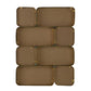 32 Inch Luxury Wall Decor Mirror 8 Gold Finished Curved Metal Frames