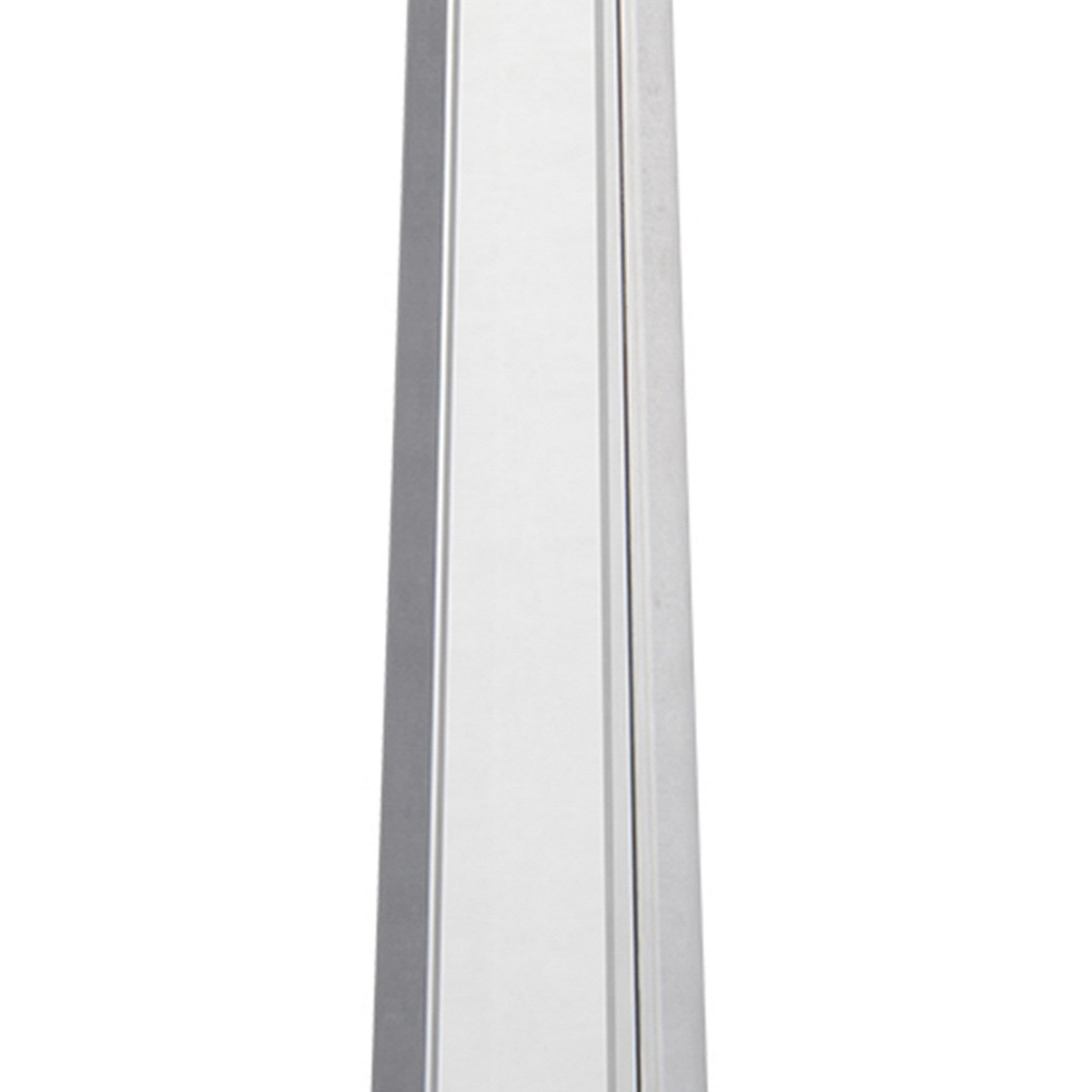 20 Inch Glass Tabletop Obelisk Accent Decor Modern Aesthetic Large Size-zoom-3