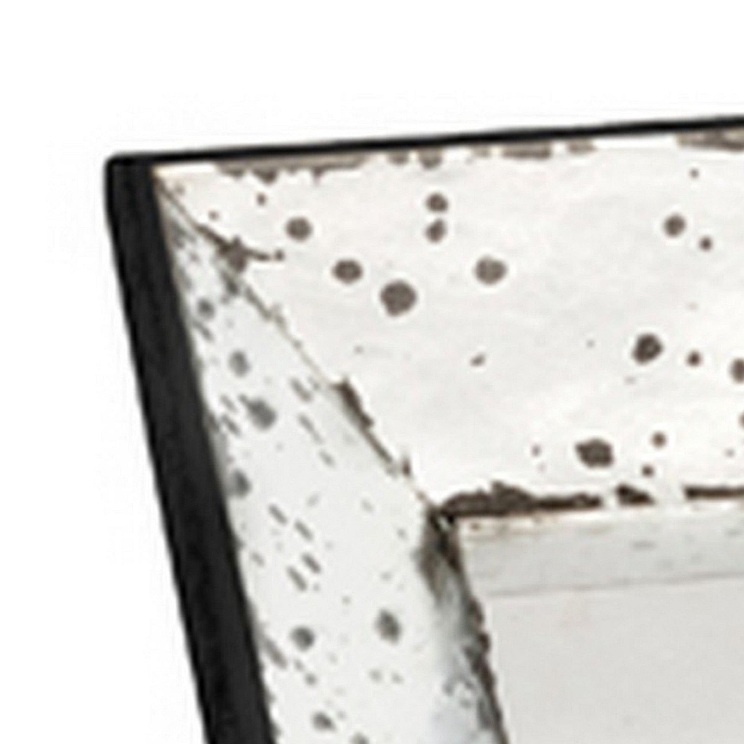 Inez 20 Inch Decorative Glass Tray Elegant Silver Mirrored Base Set Of 2-zoom-3