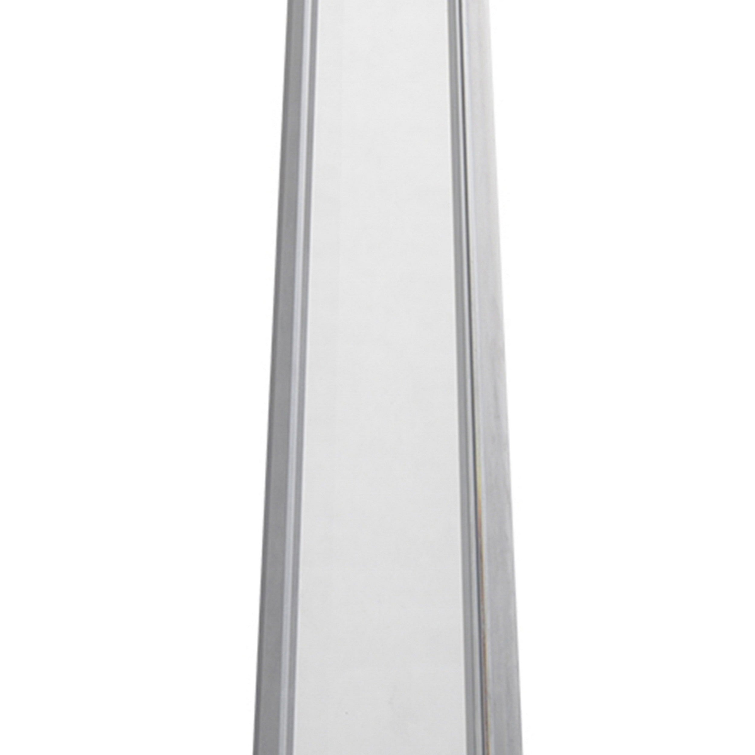 20 Inch Glass Obelisk Accent Decoration Monument Design Square Base-zoom-3