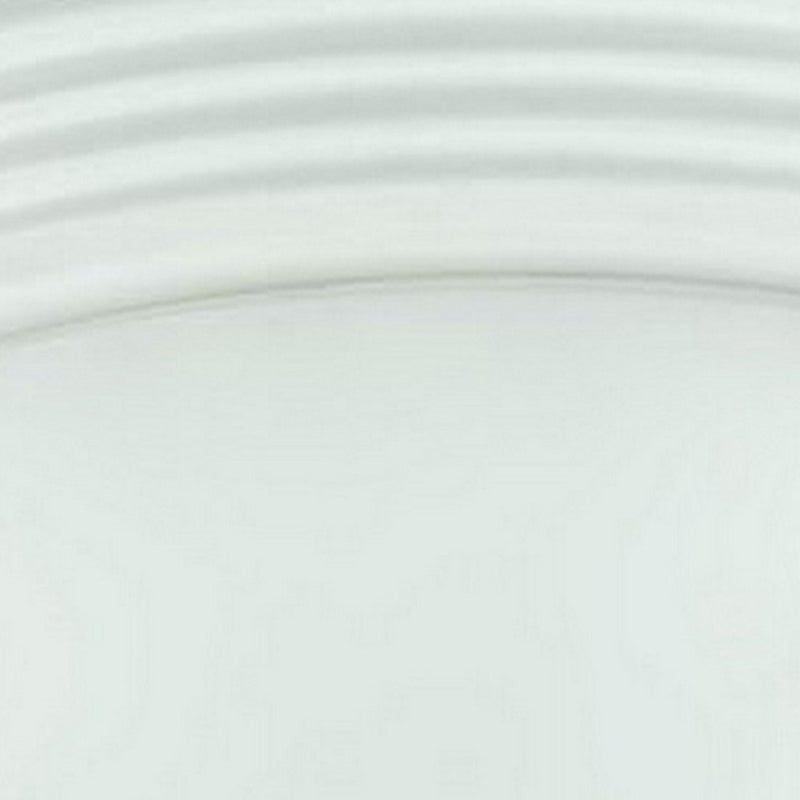 Jesse 12 Inch Modern Ceiling Lamp with White Glass Dome Shade White Trim-zoom-