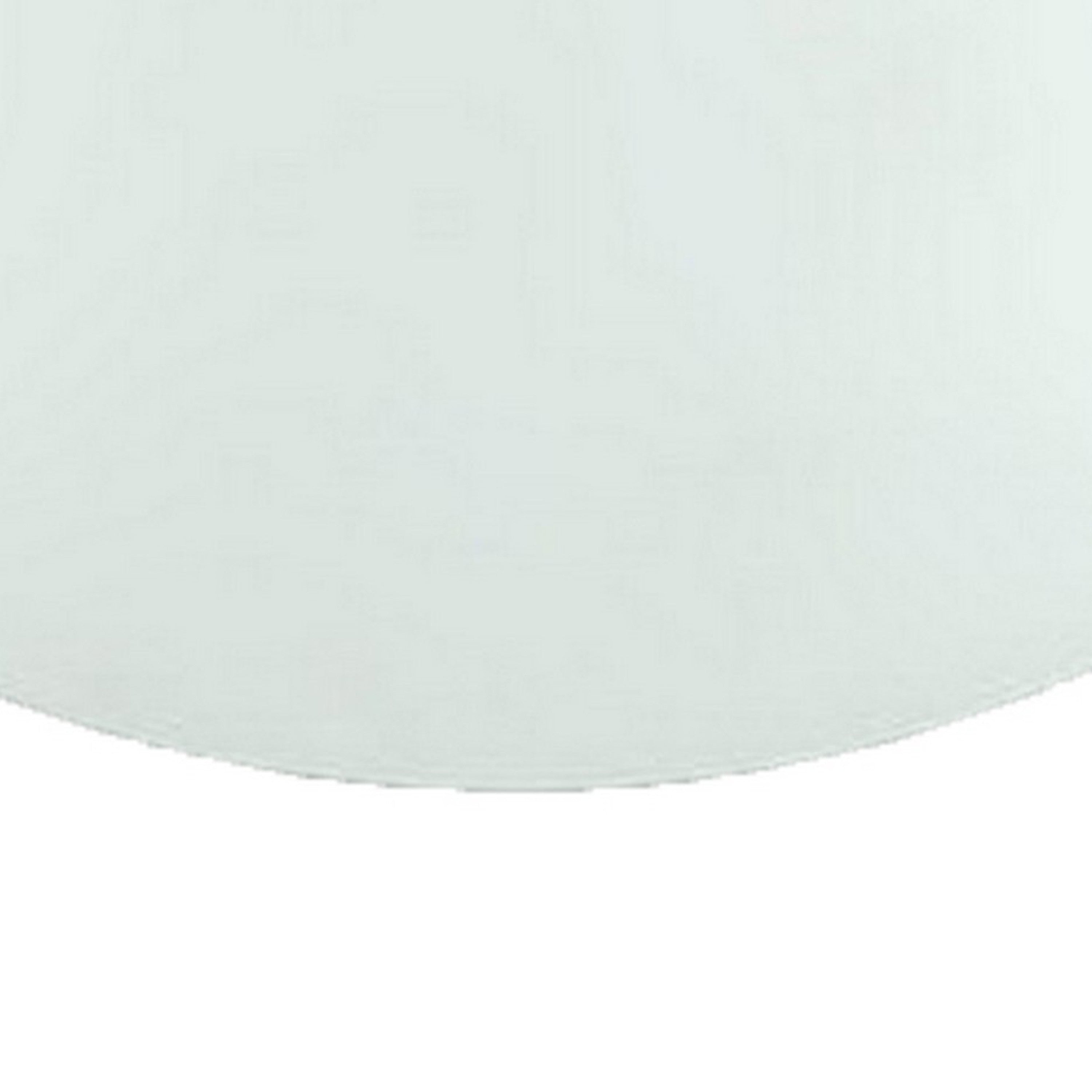 Jesse 12 Inch Modern Ceiling Lamp with White Glass Dome Shade White Trim-zoom-4