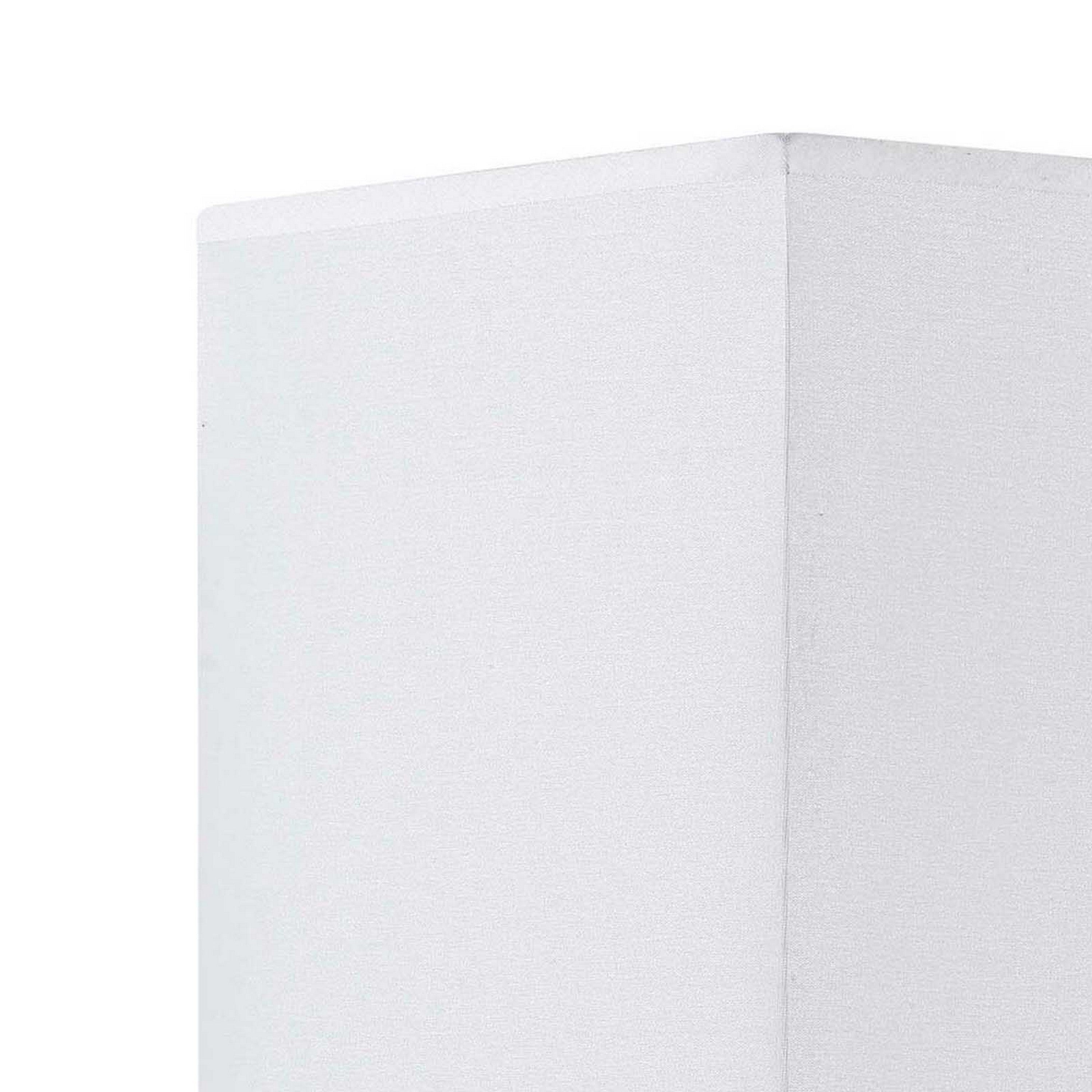 12 Inch Modern Wall Lamp With Fabric Shade On Off Rocker Switch White-zoom-3