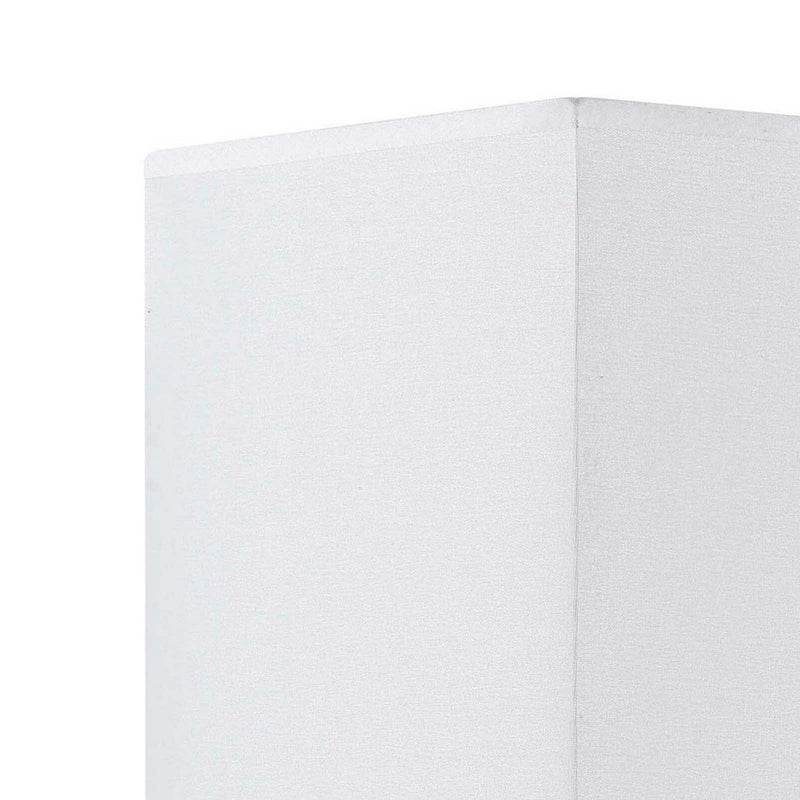 12 Inch Modern Wall Lamp With Fabric Shade On Off Rocker Switch White-zoom-