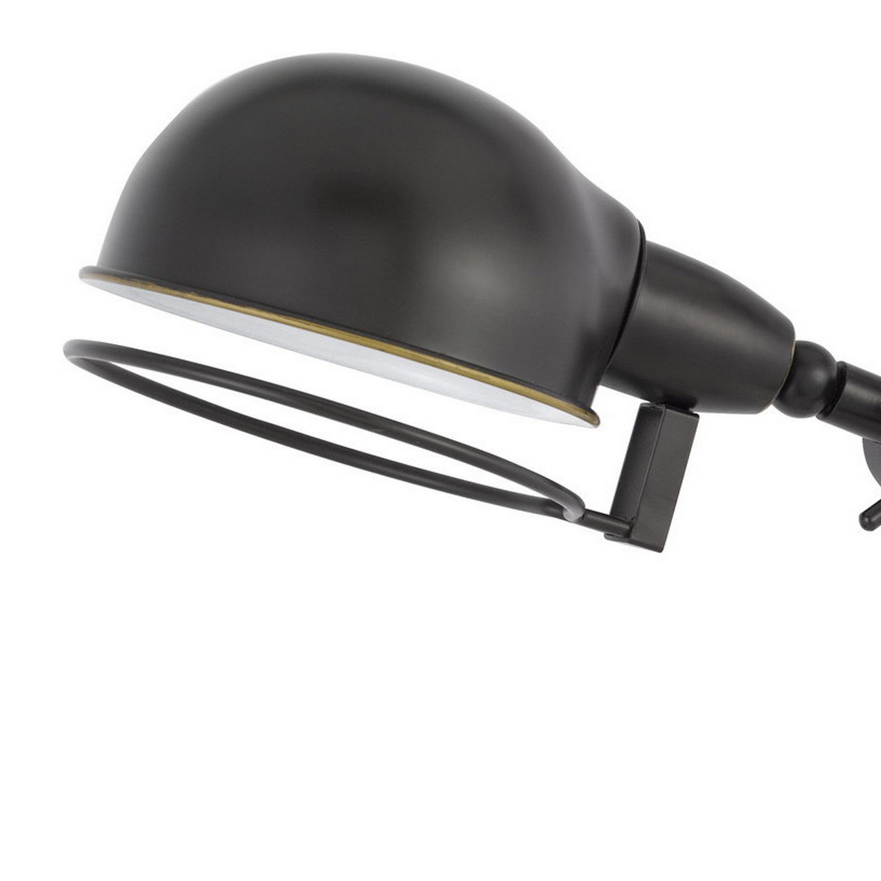 Kash 27 Inch Vintage Wall Lamp Swing Arm Adjustable Metal Shade Bronze-zoom-3