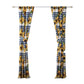 Oslo 84 Inch Panel Curtains Microfiber Polyester Yellow Sunflower Print