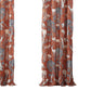 Gin 84 Inch Window Curtains Fun Deer And Bear Print Orange Microfiber
