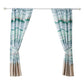 Vira 63 Inch Window Curtains Ocean Waves And Sand Print Rod Pockets