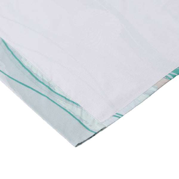 Vira 63 Inch Window Curtains Ocean Waves And Sand Print Rod Pockets-zoom-