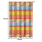 Lio 72 X 72 Inch Shower Curtain Ruffled Rows Bohemian Multicolor