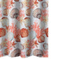 Gul 72 Inch Shower Curtain Soft Polyester Coastal Print Design