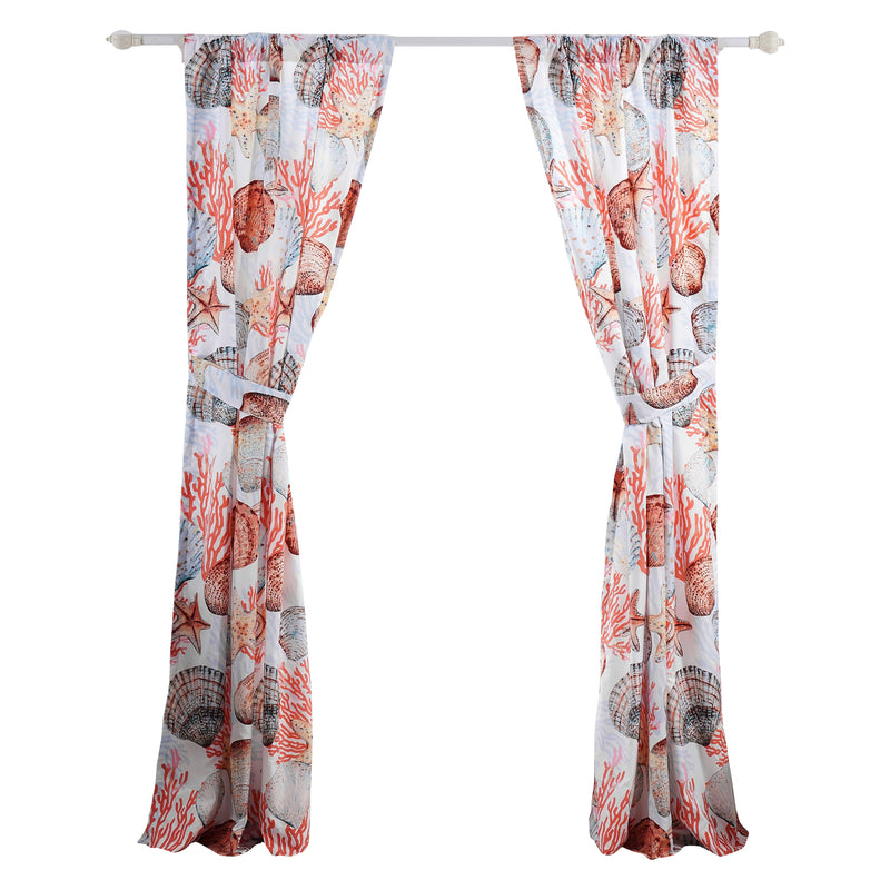 Gul 84 Inch Window Curtains Soft Microfiber Polyester Coastal Design-zoom-