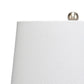 Lee 23 Inch Table Lamp Rattan Woven Inverted Tapered Shade White Black