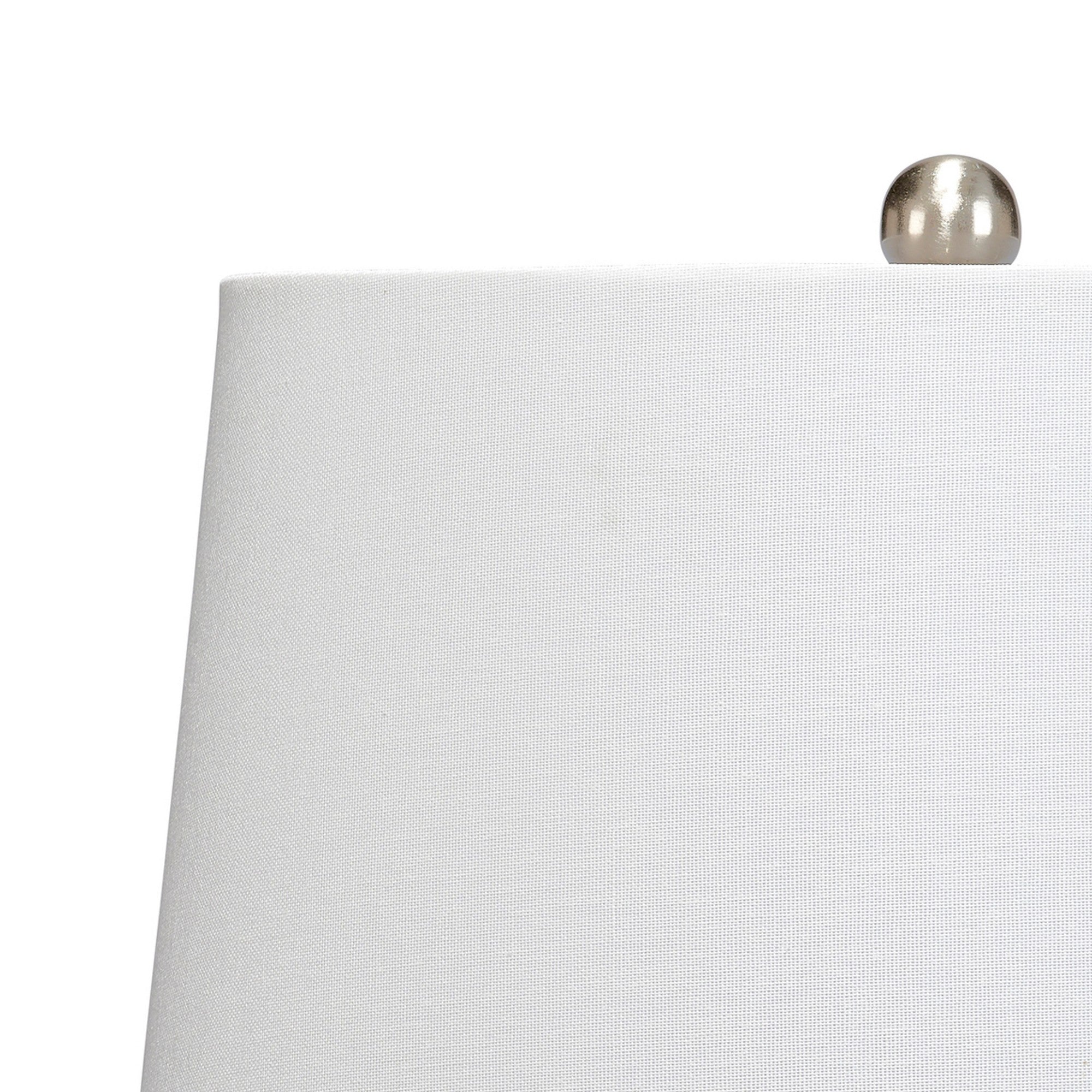 Lee 23 Inch Table Lamp Rattan Woven Inverted Tapered Shade White Black-zoom-2