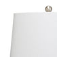 Lee 23 Inch Table Lamp Rattan Woven Inverted Tapered White Shade White