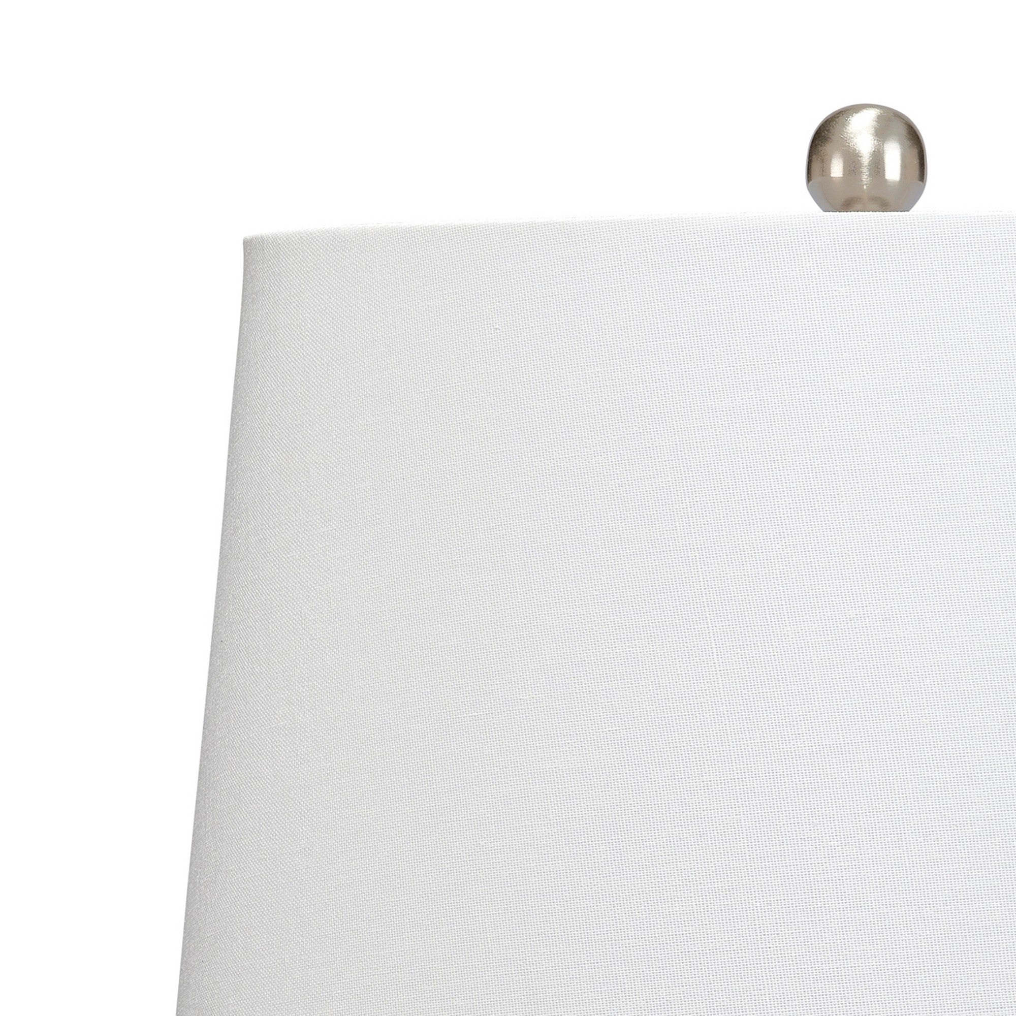 Lee 23 Inch Table Lamp Rattan Woven Inverted Tapered White Shade White-zoom-2