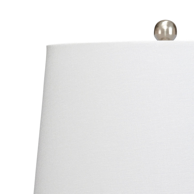 Lee 23 Inch Table Lamp Rattan Woven Inverted Tapered White Shade White-zoom-