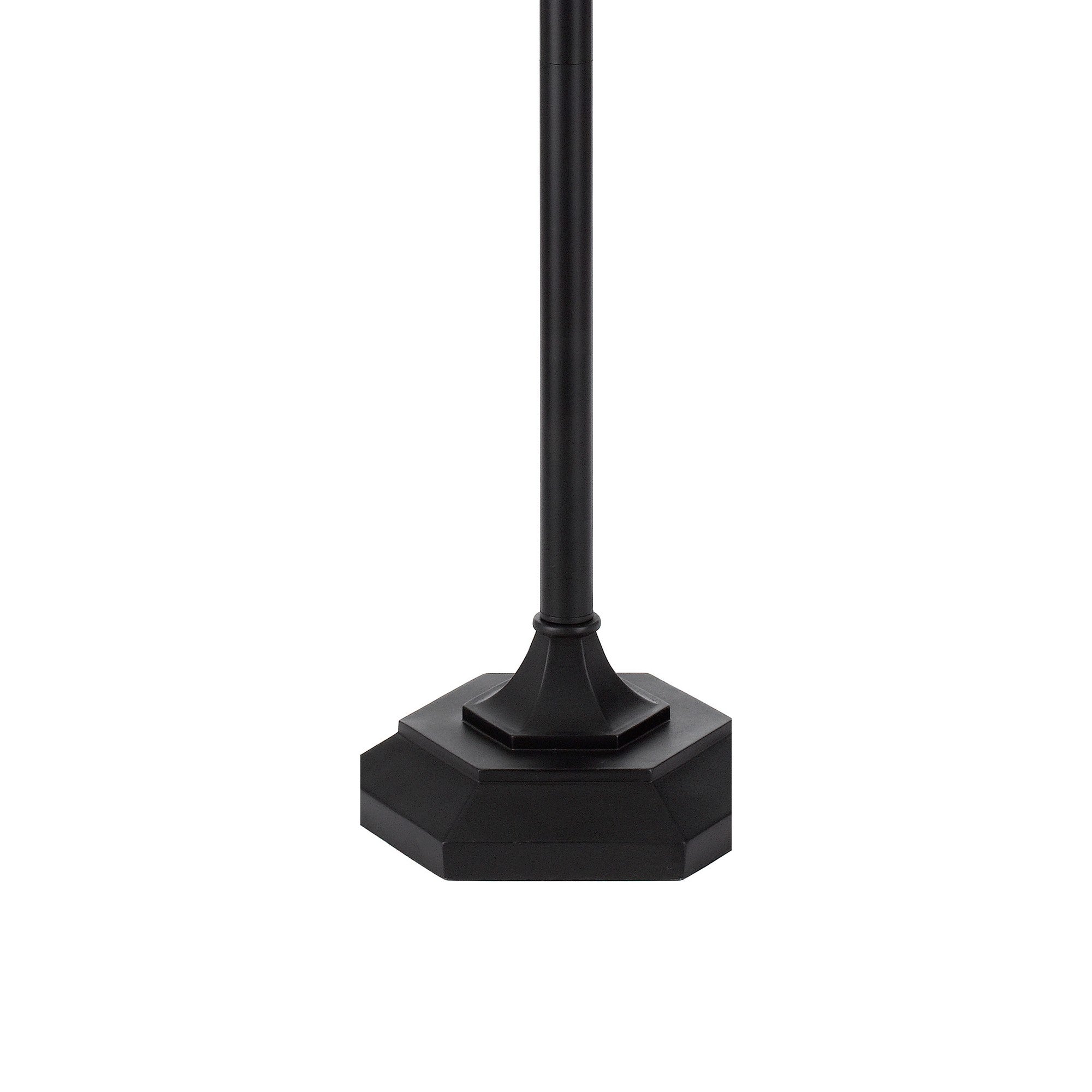 Eli 60 Inch Floor Lamp Hexagonal Tiffany Style Shade Dual Light Bronze-zoom-4