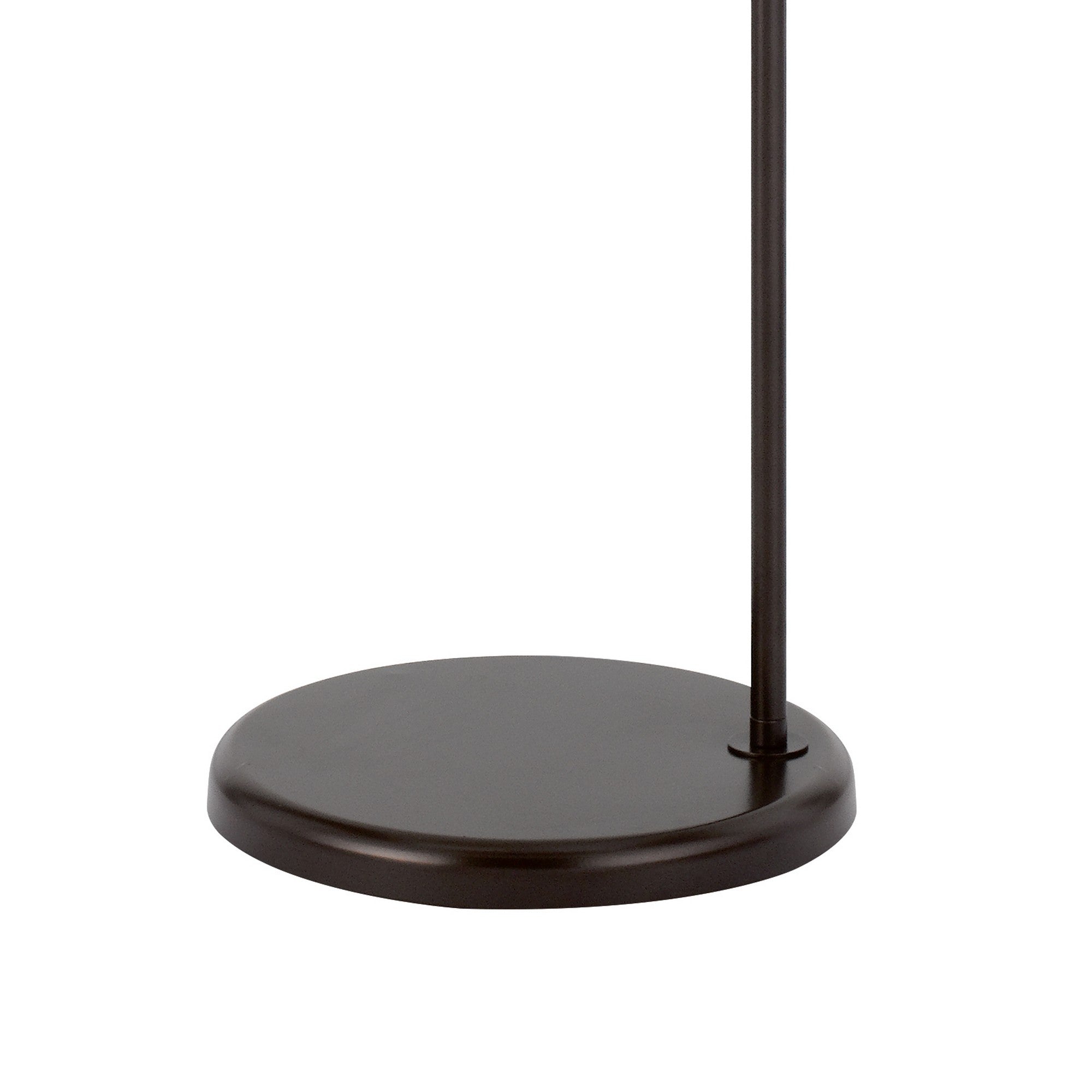 Cyan 65 Inch Adjustable Metal Arc Floor Lamp White Mica Shade Dark Bronze-zoom-4