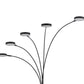 Chuck 82 Inch Modern Arc Floor Lamp 5 Puck Lights Dark Bronze Finish