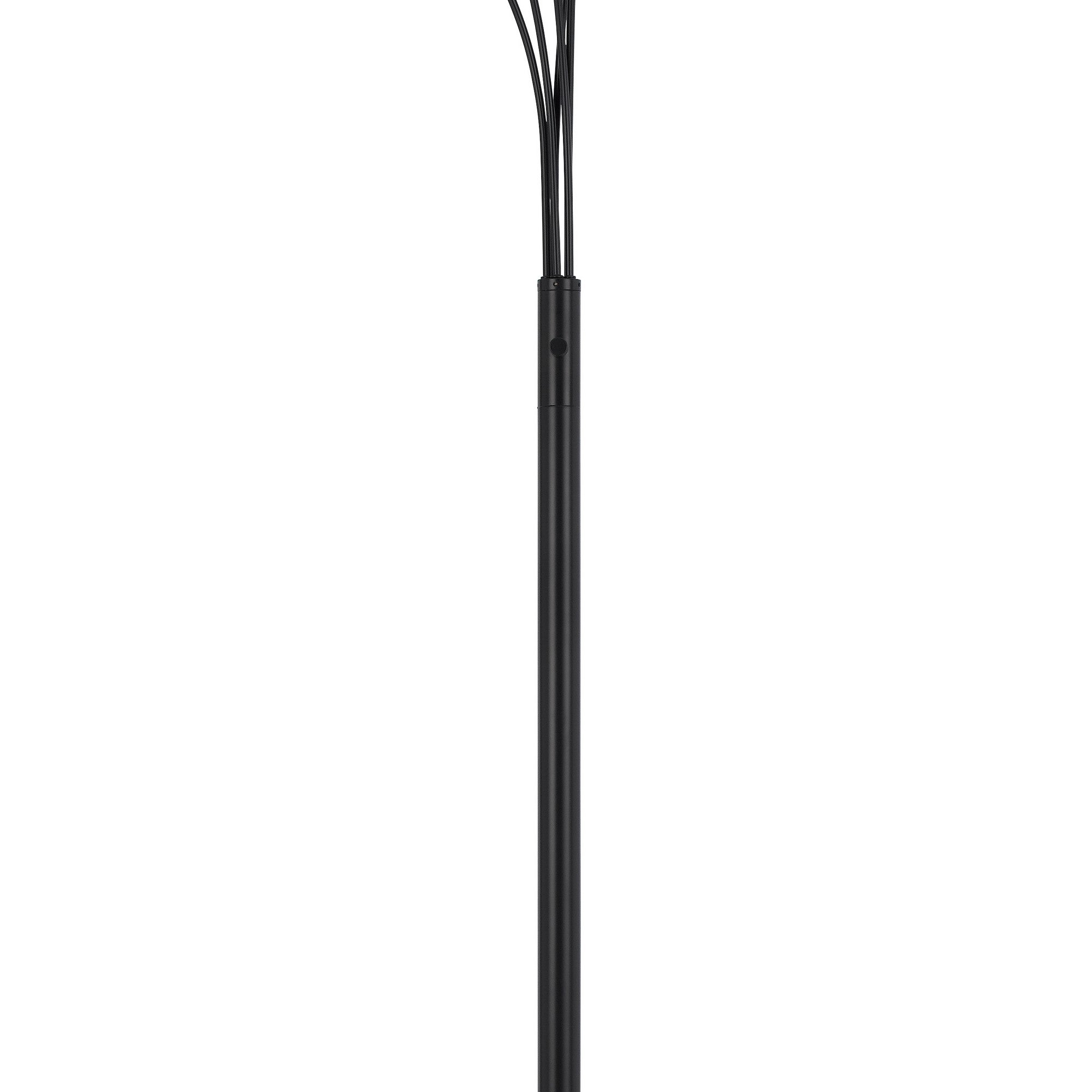 Chuck 82 Inch Modern Arc Floor Lamp 5 Puck Lights Dark Bronze Finish-zoom-3
