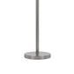 Chuck 82 Inch Modern Arc Floor Lamp 5 Puck Lights Brushed Steel Finish