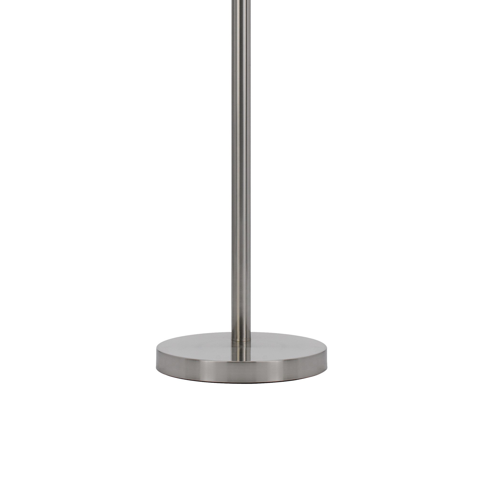 Chuck 82 Inch Modern Arc Floor Lamp 5 Puck Lights Brushed Steel Finish-zoom-4