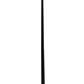Kien 60 Inch Modern Floor Lamp Black Metal Drum Shaped Shade Gold Base