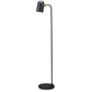 60 Inch Metal Floor Lamp Curved Design Stand Adjustable Dome Lampshade