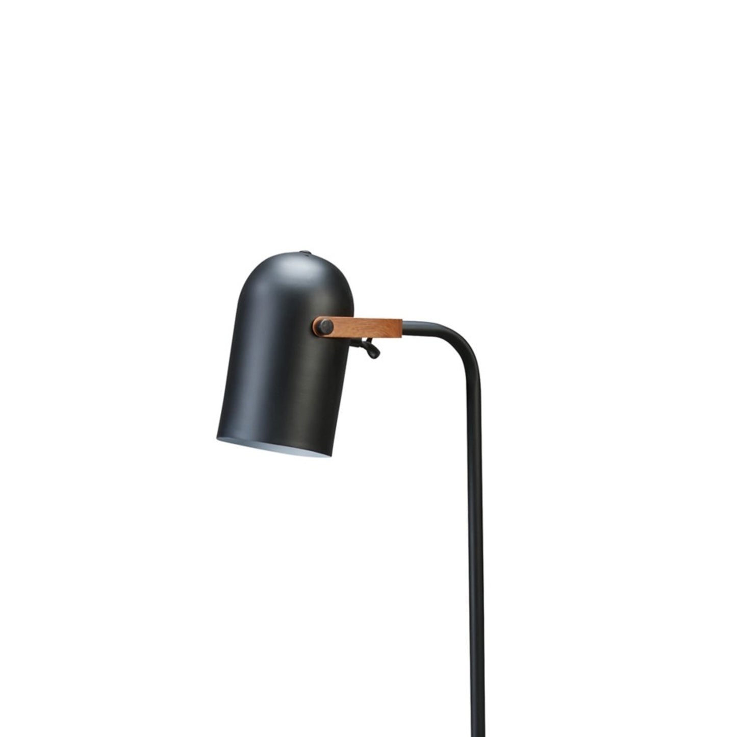 60 Inch Metal Floor Lamp Curved Design Stand Adjustable Dome Lampshade